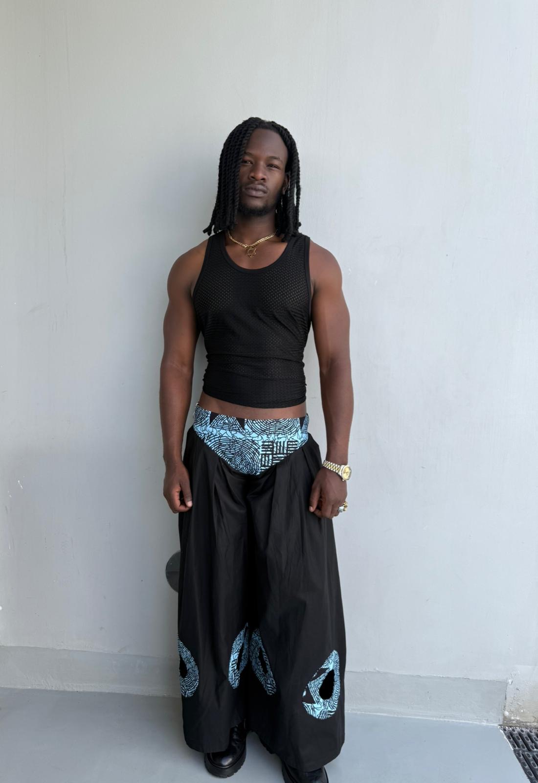 Omwakabi high waist Unisex trousers