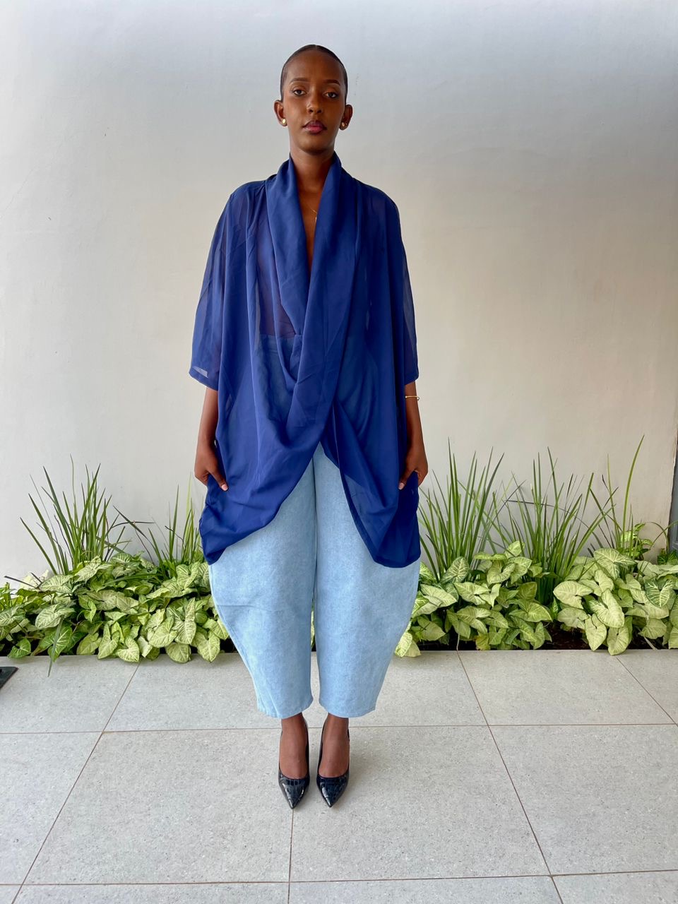 Denim Pant set